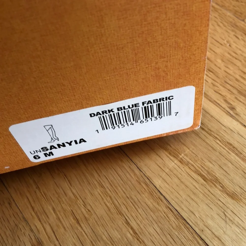 NEW WITH BOX over the knee velvet boots size 6